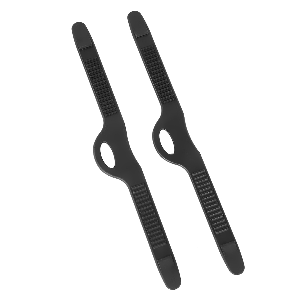 1 Pair Accessories Universal Durable Snorkeling Flippers Strap Swimming Fin Quick Release Diving Adjustable Training Black