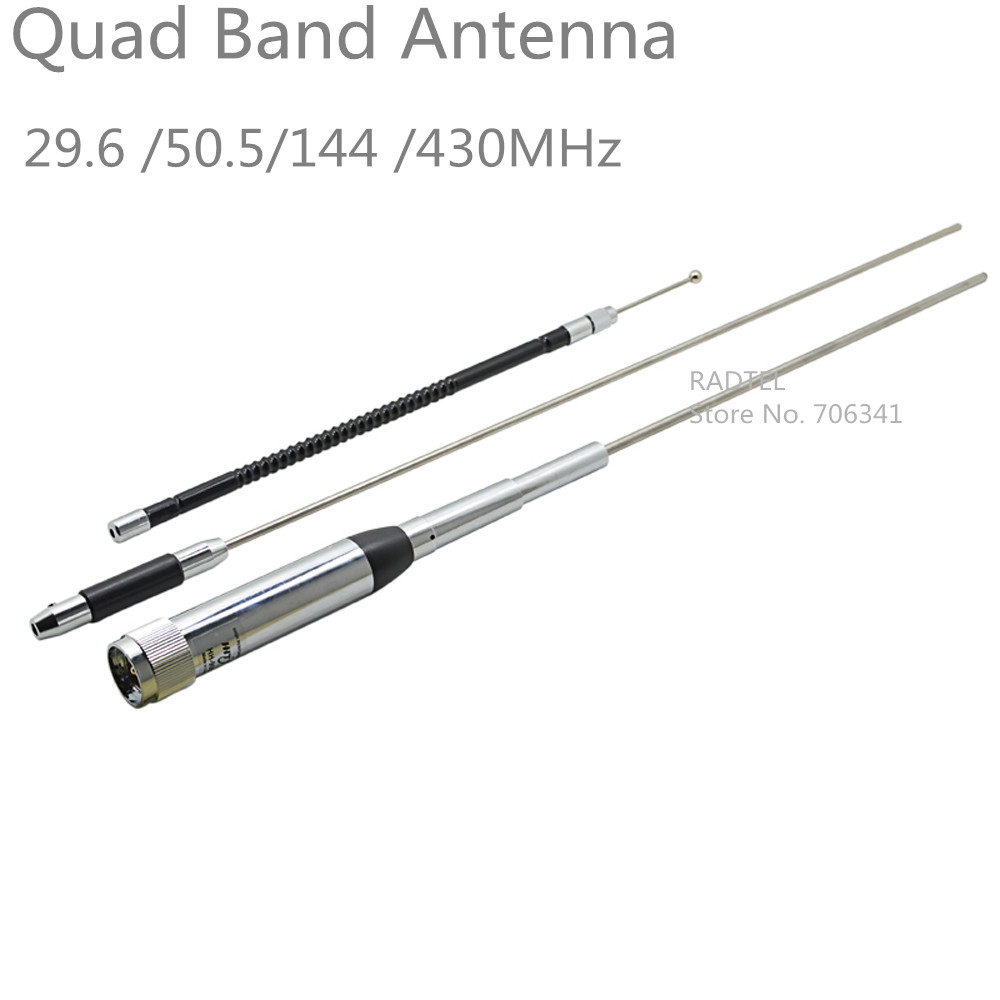 Coche móvil de Radio sobre las TH-9800 TH9800 QYT KT-7900D KT7900D KT-8900D KT8900D FT-8900R HH9000 Quad Band antena HUAHONG HH-9000