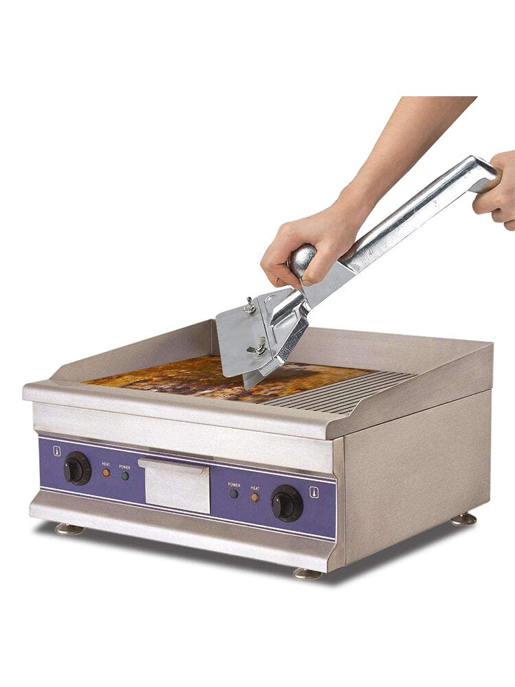 Grill Scraper Oven ShangPeiXuan Ceaning Tool Aluminum Commercial Pan Scraping5 Blades Small Slope Edge Grill Scraper
