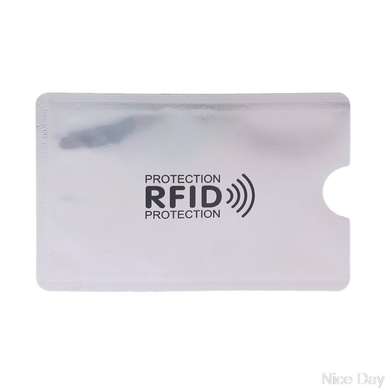 Rfid bloqueando luva cartão de crédito protetor banco cartões de visita titular caso a07 20 dropship