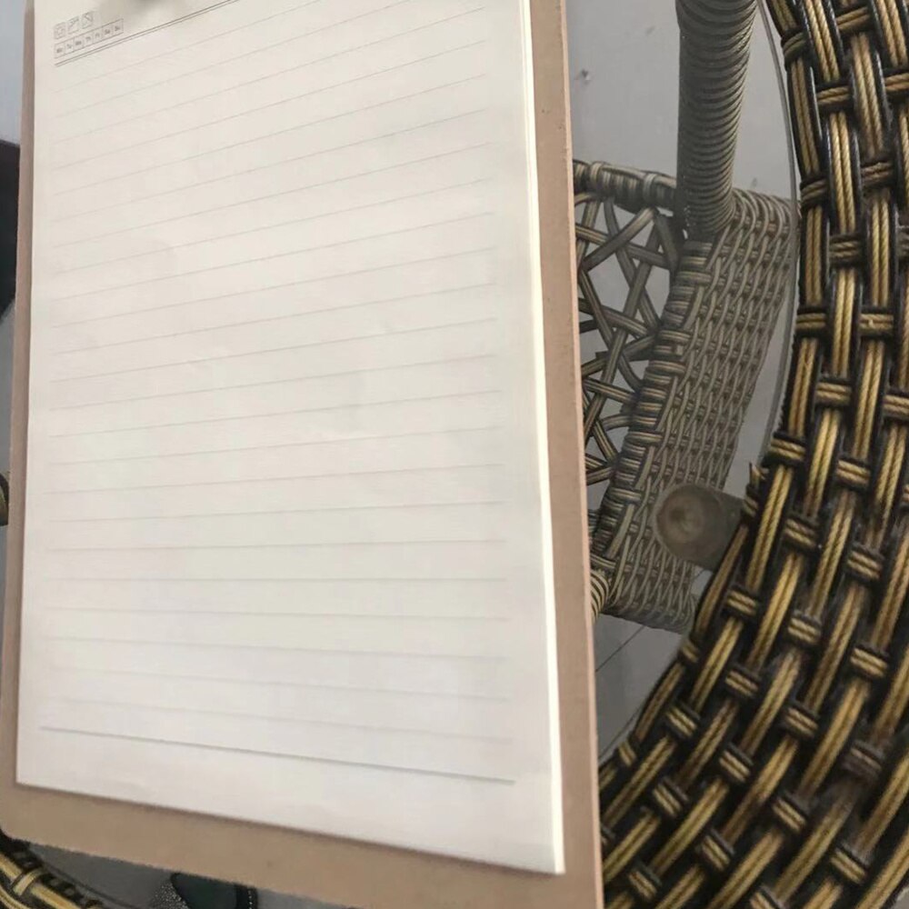 10Pcs Paper Holder Durable Practical Plastic A4 Size Clip Board Memo Folder Paper Holder for School Office Classroom