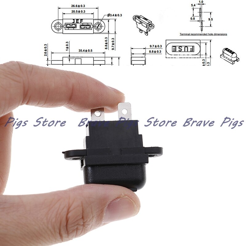 Car Auto Holder Wire Fuses Holders In-Line Standard Blade Fuse