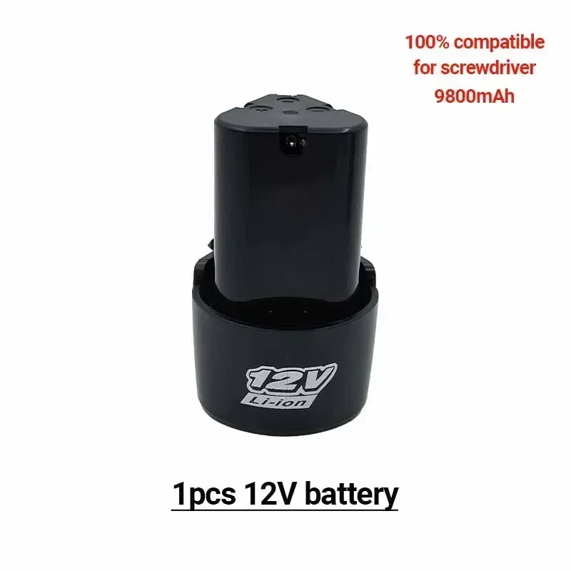 Batería De Litio Para Destornillador, Pila De Respaldo De 12V,9800mAh, 100% Origen, Larga Duración, Nueva, Gran Oferta: WHITE