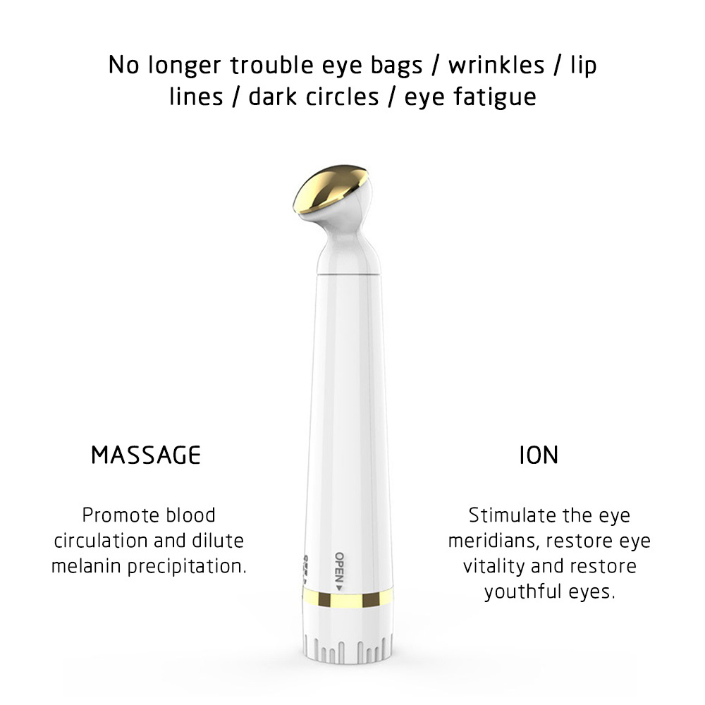 Elektrische Trillingen Eye Massager Anti-Aging Rimpel Dark Circle Verwijderen Pen Hoge Frequentie Trillingen Oog Massager