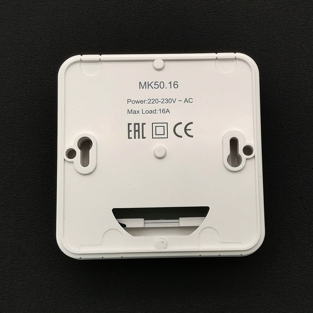 220v 16a enkel elektrisk gulvvarme termostat knott temperaturregulator for veggoverflatemontering