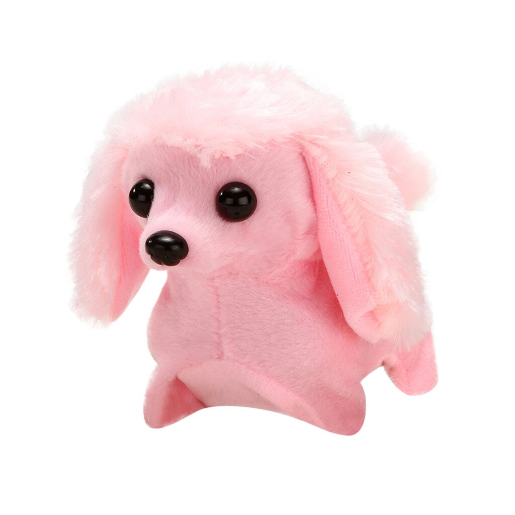 1PCS Electric Toy Soft Realistic Teddy Dog Plush Walking Glowing Barking Dog Funny Simulation Moving Plush Stuffed Doll Toys#g4: H