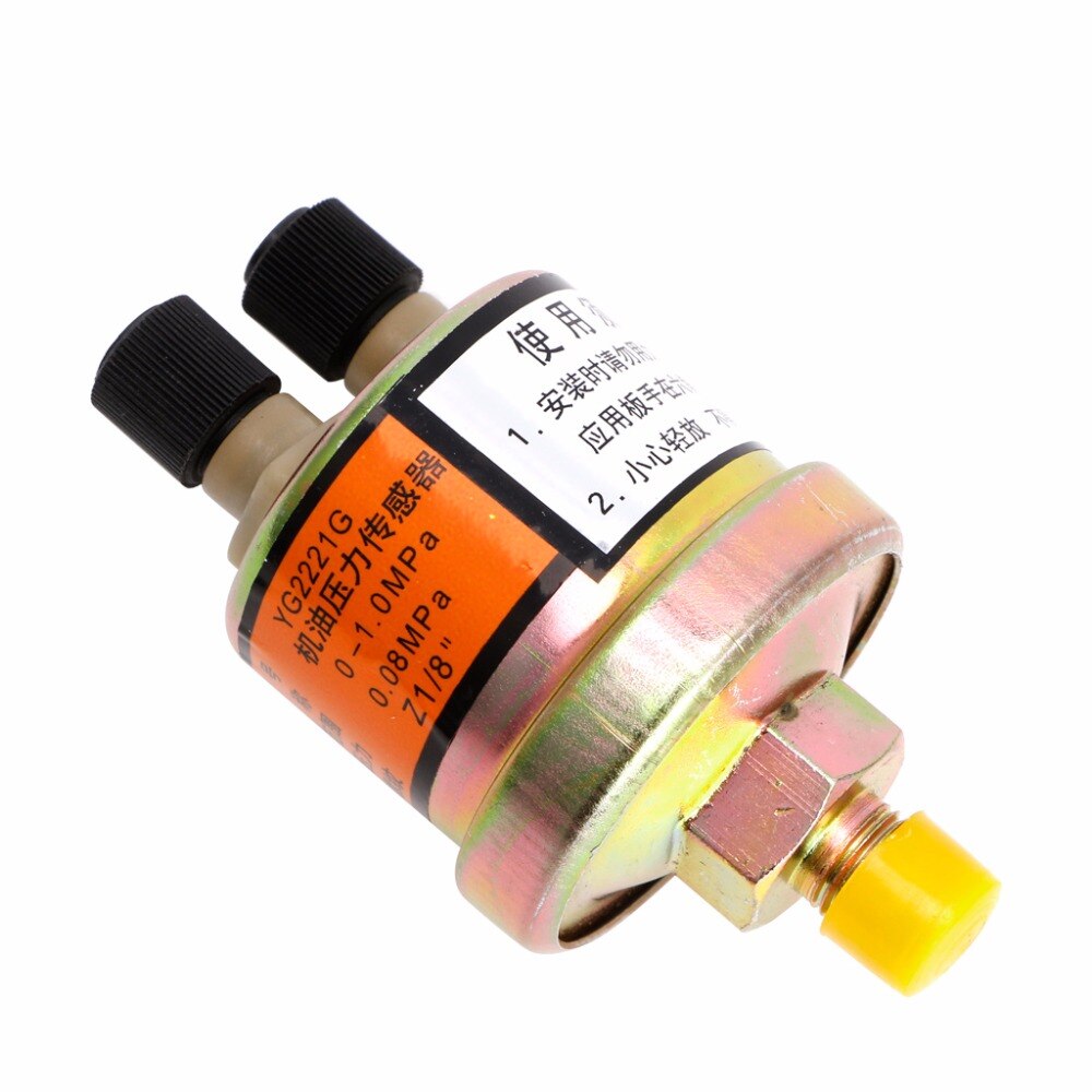 Engine Oil Pressure Sensor Gauge Sender Switch Sending Unit 1/8 NPT 80x40mm Car Pressure Sensors C45