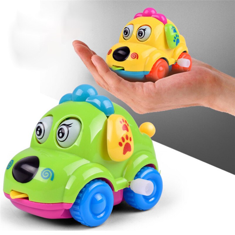 Chamsgend urværk sjovt legetøj tegneserie hvalp tunge urværk bil pædagogisk legetøj a #