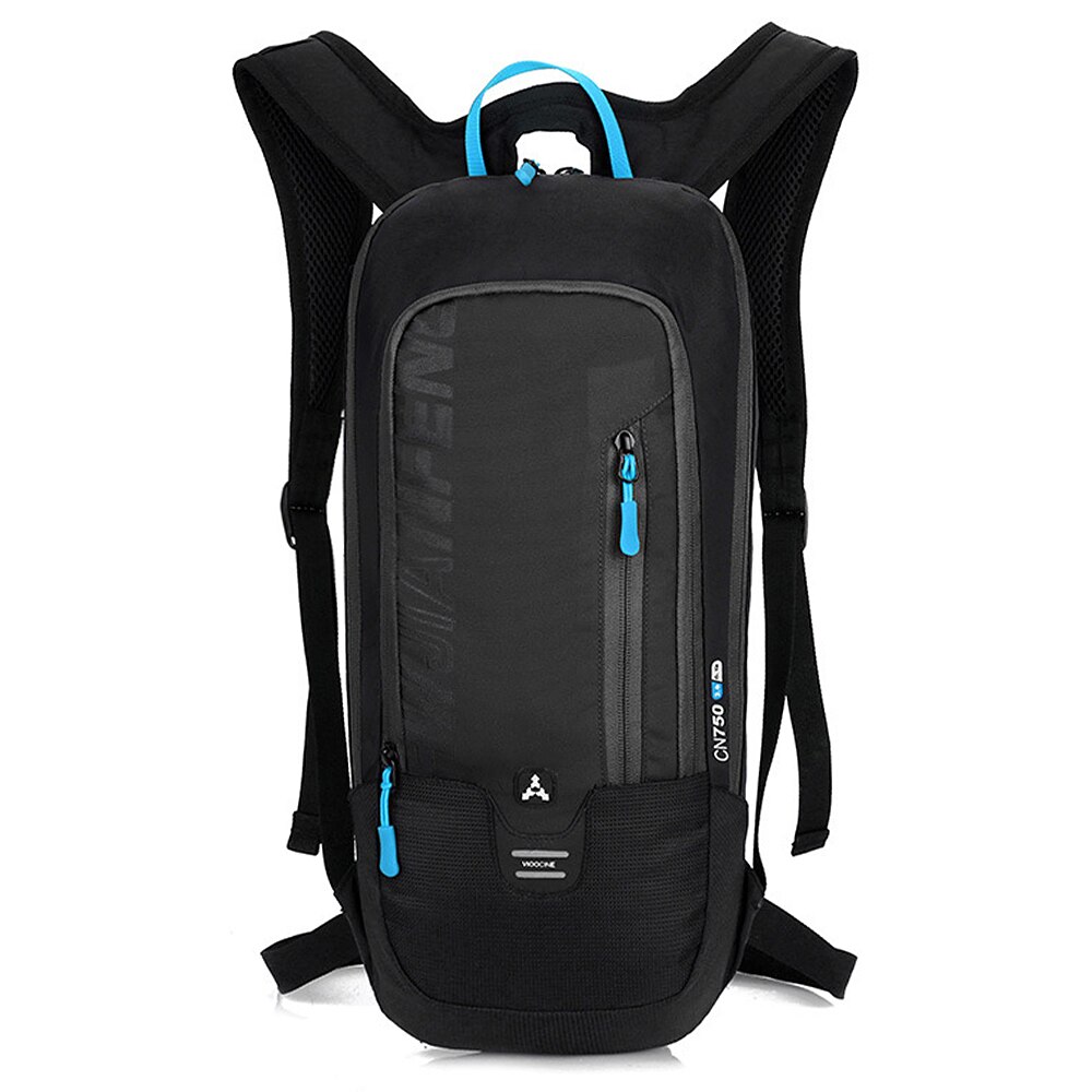 8L Waterdichte Fietsen Rugzak Mannen Vrouwen Mtb Fiets Water Rugzak Regendicht Fiets Running Wandelen Camping Rugzak: Black