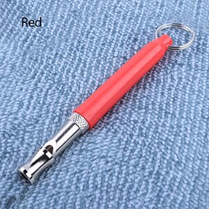 Hond Fluitje Trein Ultrasone Fluitjes Voor Hond Puppy Verstelbare Training Tool Huisdieren Benodigdheden: Red