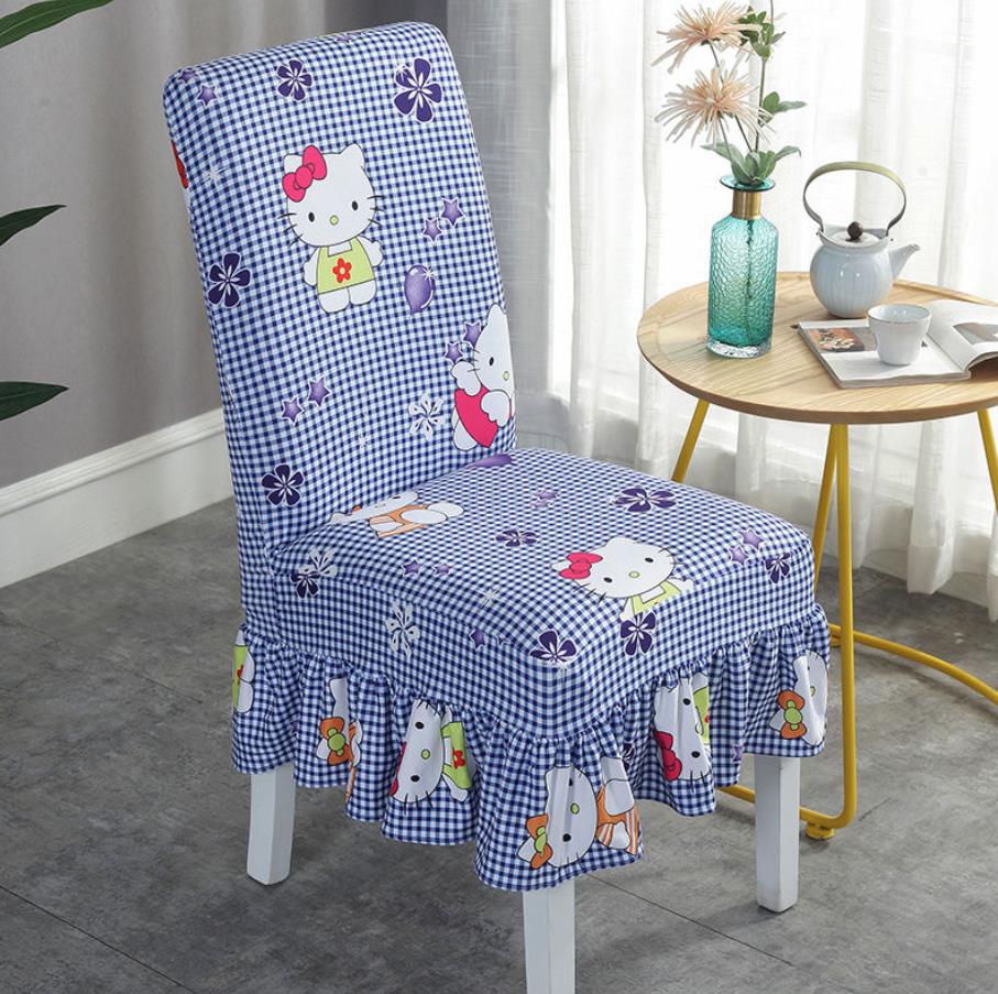 Stoelhoes hoes universele rugleuning hoes eettafel stoel stofhoes thuis eetkamerstoel kussen doek kunstwerk hoes  e11291: 15