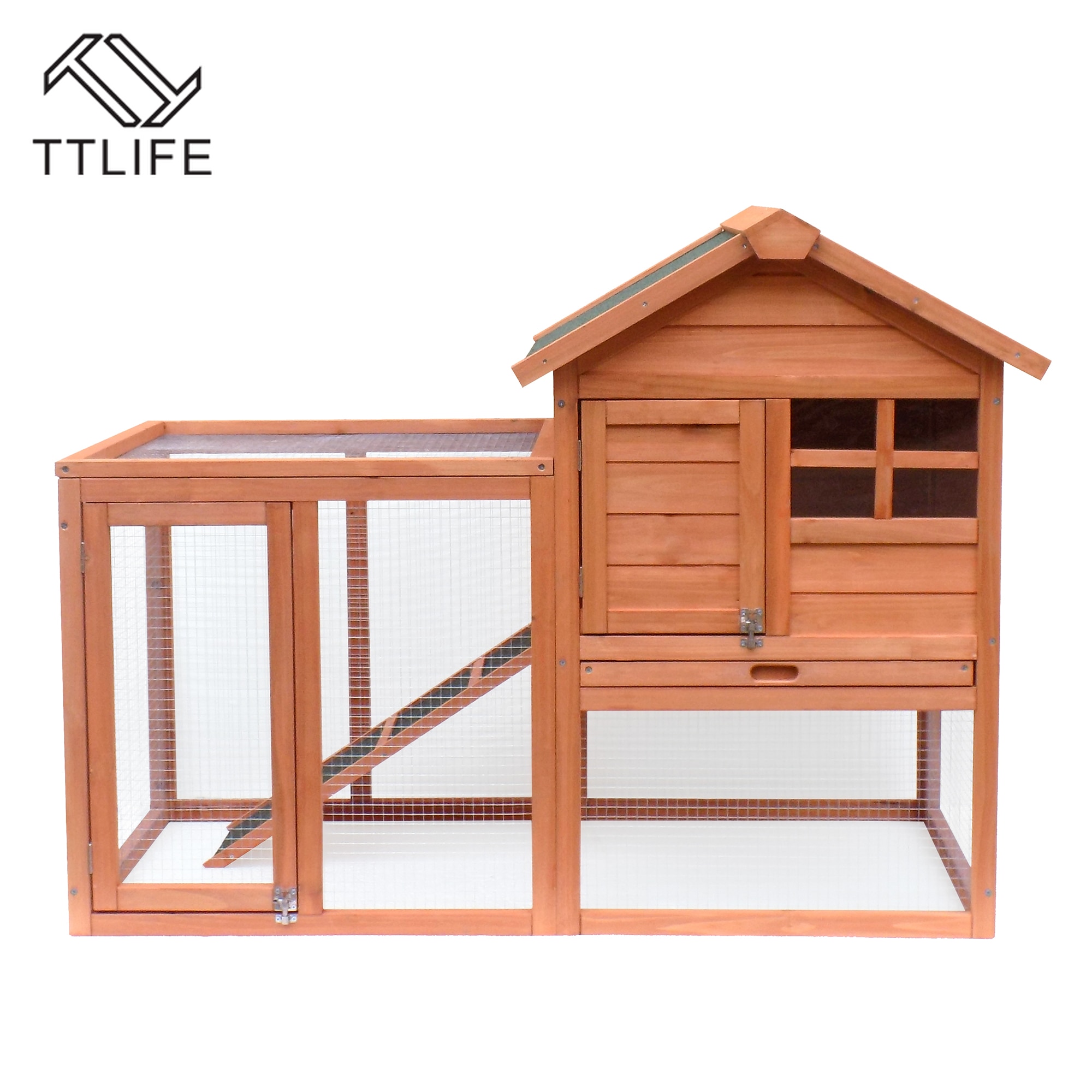 Outdoor Solid Wood Chicken Egg House Chicken Rabbit Cage Bird Pigeon Cage Coop Nest Henhouse Roost Aviary House