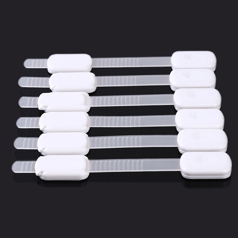 6 unids/pack de cajones de puerta de armario, cerraduras de seguridad