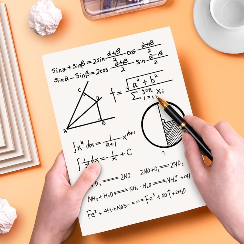 A4 Notebook Blank Inner Page Graffiti Draft Sketchbook Beige 40 For Sketching Thickened Note Painting Paper Pages L7Z0