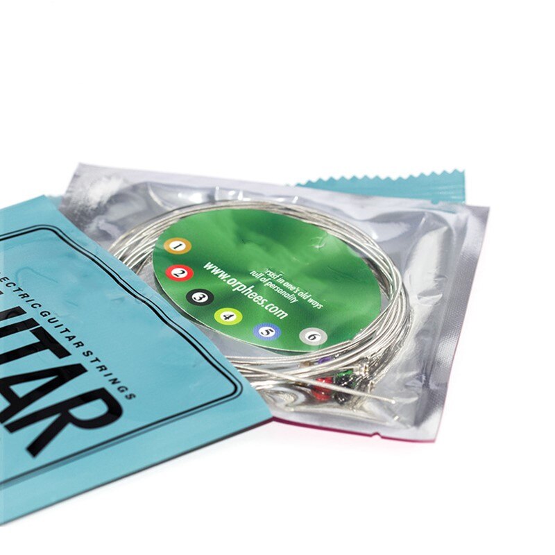 1 Set Practiced Nickel Plated Steel Guitar Strings for Classic Electric Guitar with Original Retail Package Fast