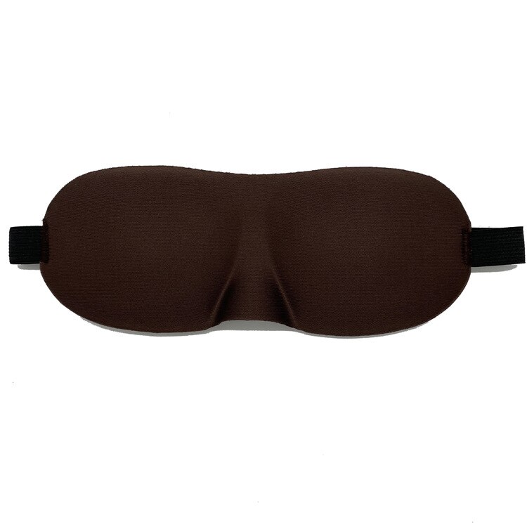 3D Sleep Mask Natural Sleeping Eye Mask Eyeshade Cover Shade Eye Patch Women Men Soft Portable Blindfold Travel Eyepatch 1Pcs: Coffee