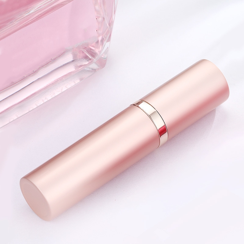 5 ml hervulbare mini-parfumfles, draagbare cosmetische fles, spuitfles, verstuiver, spuitcontainer, hervulbare reisflessen: Goud