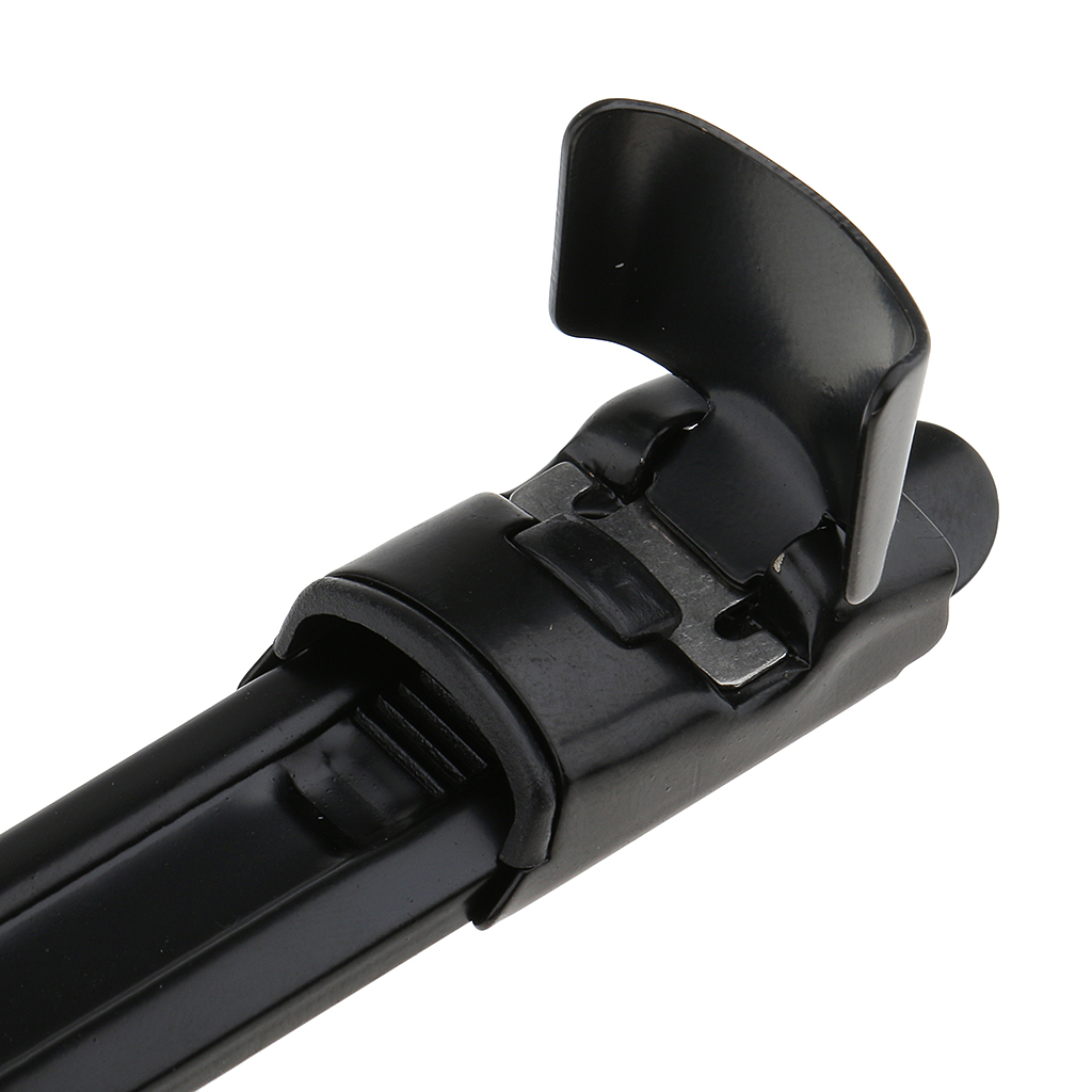 Support De Moulinet De Pêche En Acier Inoxydable - Dos Caoutchouc Antidérapant, Réglable, Noir