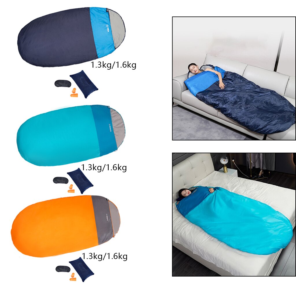 Travel Sleep Bag Double-Sided Zipper Wear-Resistant for Backpacking Festival Adventures Boys Childrens