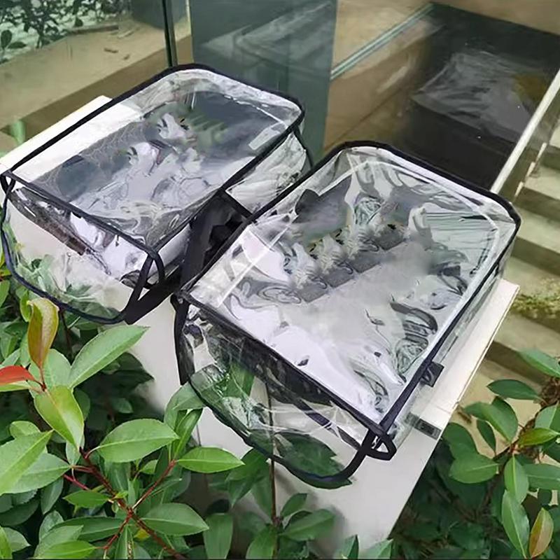 Stuur Wanten Motorfiets Fietshoes Koudbestendig Waterbestendig Winddicht Transparant Stuur Regenhoes Voor Mtb Mountain