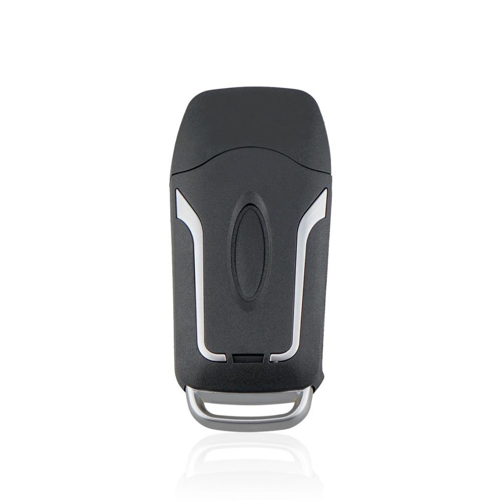 BHKEY 3 buttons Update Smart Car Key Shell for Ford Focus 2 3 mondeo Fiesta Flip Folding Car Remote Key Fob Case Cover