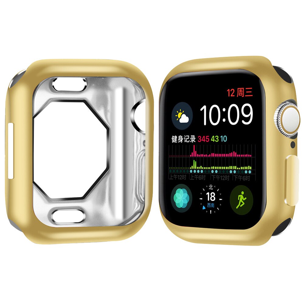 Coque pour apple watch 5, 44mm, 42mm, protecteur pour apple watch 3, 44mm, 44mm, 40mm: GOLD / series45 40MM