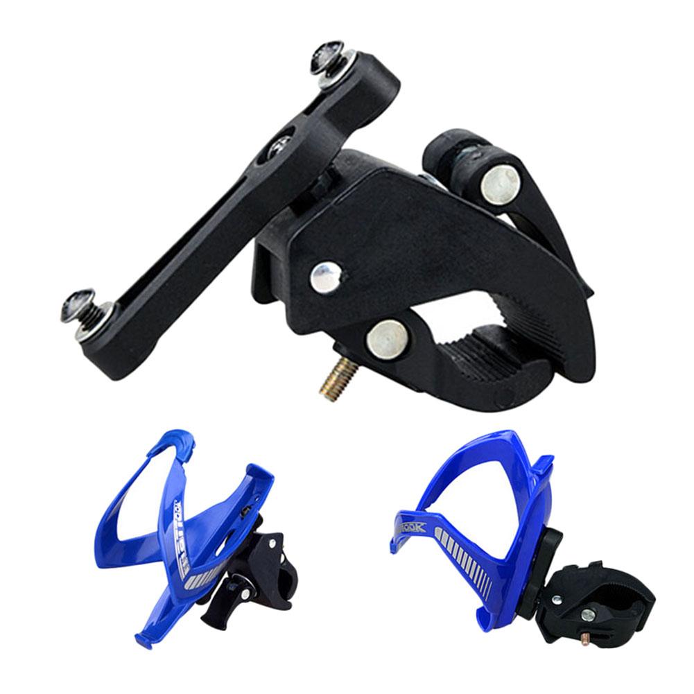 Soporte de botella de agua de bicicleta abrazadera de bicicleta portabotellas Clip adaptador aplicable a diferentes tipos de bicicletas diámetro de la barra 28-35mm