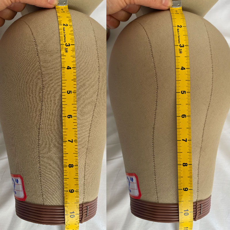 21-23 Inch Wig Head Cork Canvas Block Head for Making Wigs Mannequin Head With Stand Head Pins