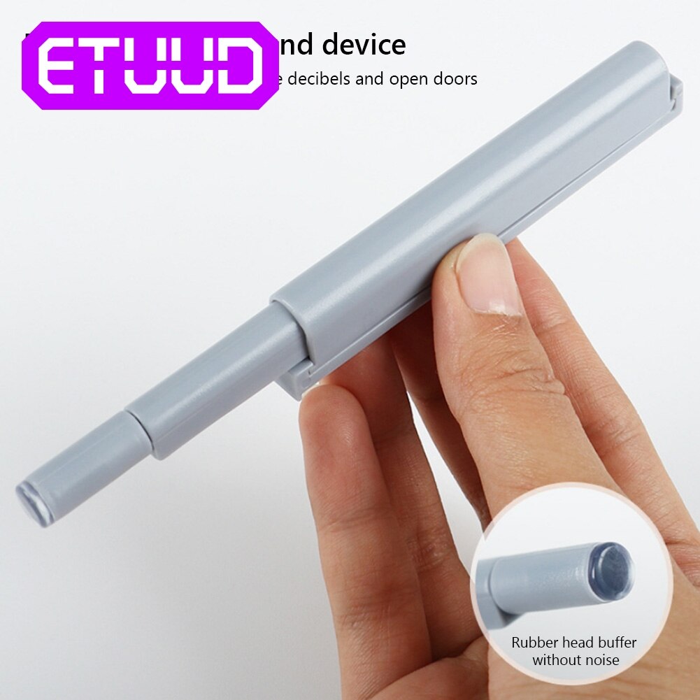 Magnetic Cabinet Catches Cabinet Latch Push to Open Cupboard Drawer Door Touch Stop Damper Buffer Pull Push Invisible