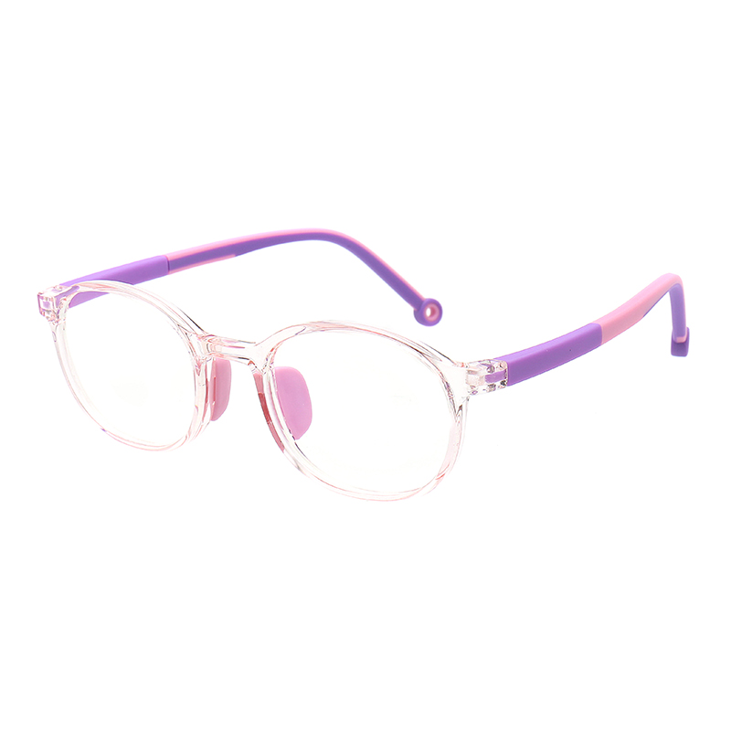 SUNNCARI DISEGNO di Luce Blu per Bambini Occhiali Telaio dell'ottica 2020 Dei Bambini Delle Ragazze del Ragazzo Miopia Del computer Da vista Ottica Occhiali Da vista: rosa purlpe