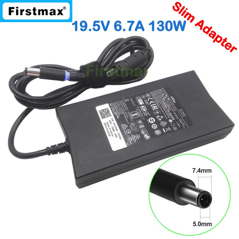 19.5V 6.7A AC power adapter PA-13 PA-4E laptop charger for Dell Inspiron 15 5576 5577 7557 7559 7566 7567 Precision 15 3510 3520