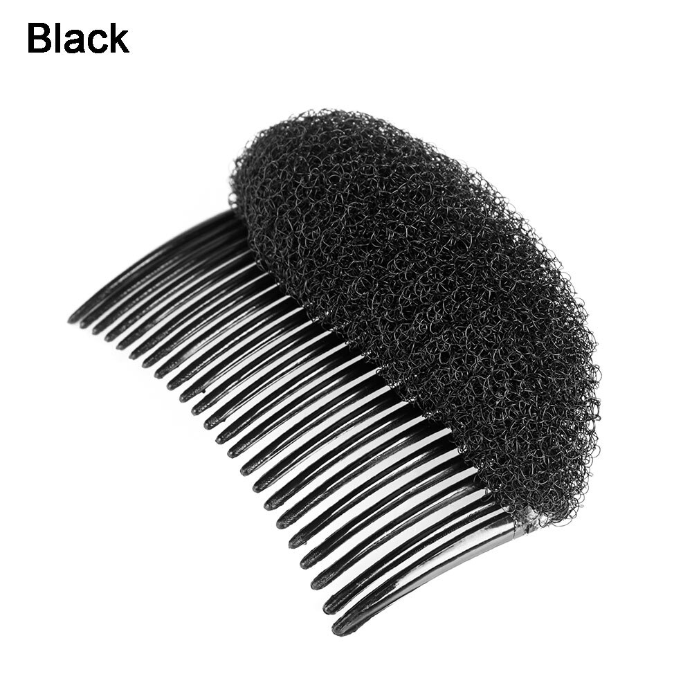 1PC Tragbare Modellierung Flauschigen Schwamm Clip Stick Haar Modellierung Geflecht Werkzeug Frauen Brötchen Maker Haar Styling Zubehör Heißer: Licht Grau
