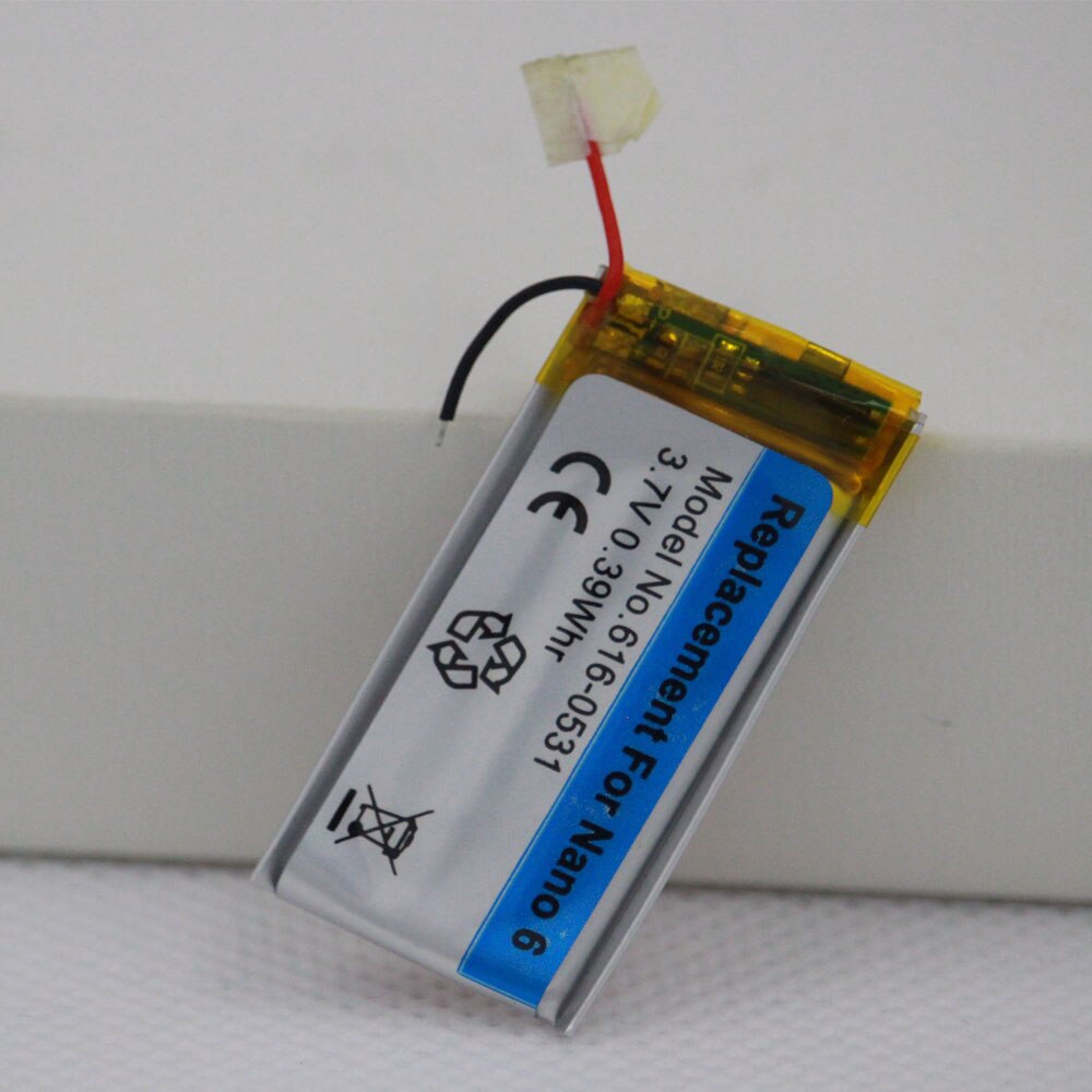 Batterij Vervanging Voor Ipod Nano 6 6th Gen 8Gb 16Gb Batterij Batterijen Bateria Batteriej 3.7V Batterij Met gereedschap