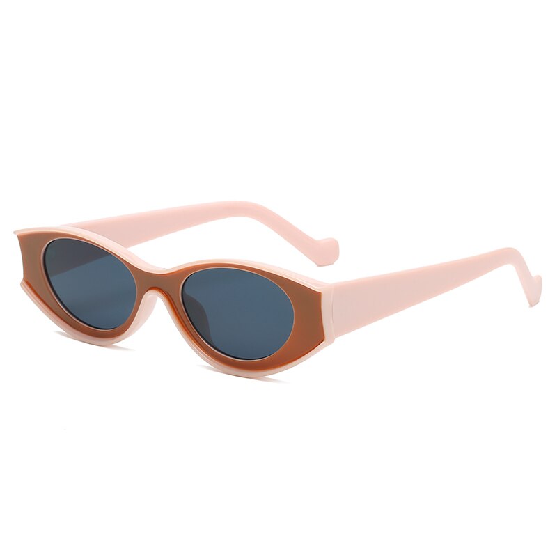 Pro Acme Retro Oval Sunglasses for Women 90 Trendy Vintage Small Round