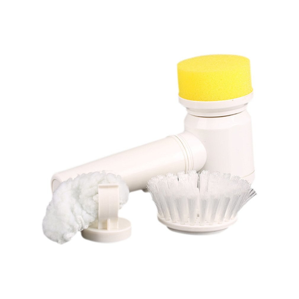 Brosse de nettoyage électrique à main 5 en 1 | Brosse pour salle de bains, baignoire brosses, brosse de lavage de cuisine, outils de nettoyage à domicile