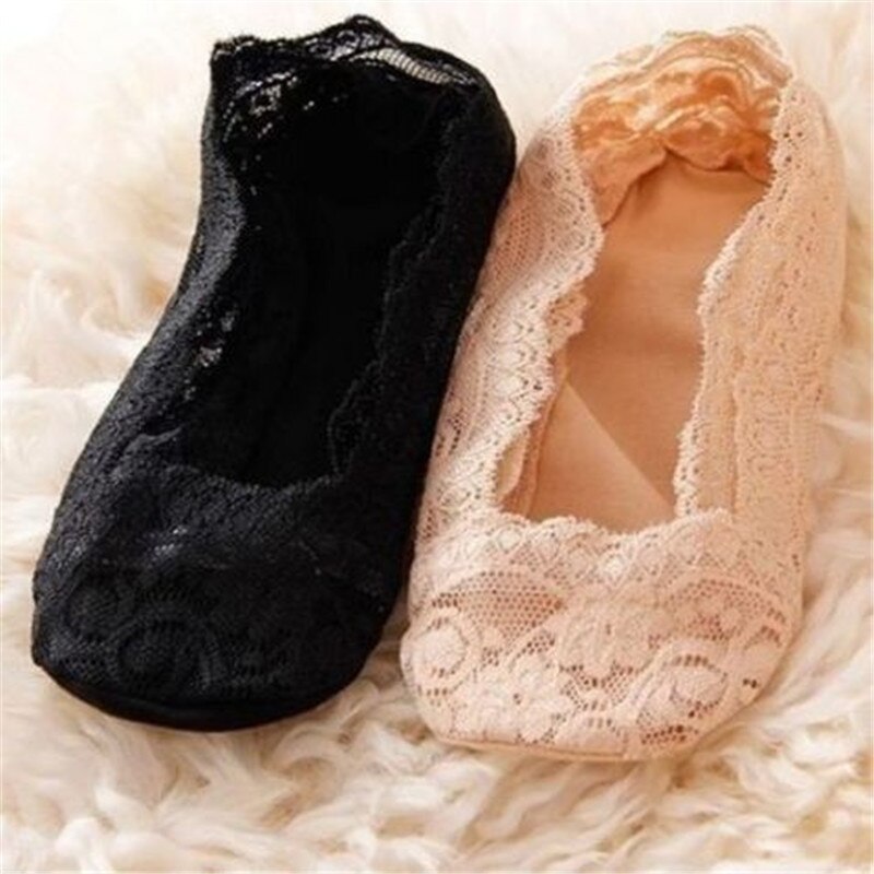 1 paar dames yogasokken katoenen kant enkelsokken lage prijs laag uitgesneden stippen sokken vrouwelijke onzichtbare antislip sokken slippers