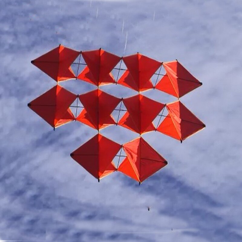 160cm puissance unique dix diamants cerf-volant/rouge diamants cerfs-volants avec outils volants plage cerf-volant volant