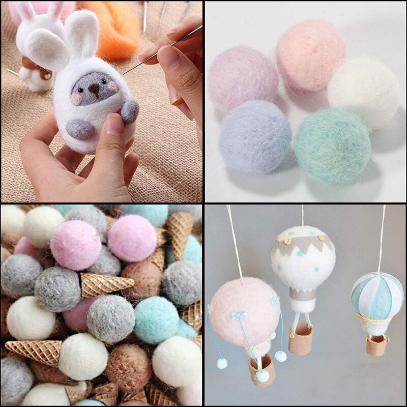 LMDZ Wool Roving Bulk Wool Chunky Yarn Soft Felting Wool Supplies for Hand Spinning, Felting, Blending, Weaving and DIY Craft