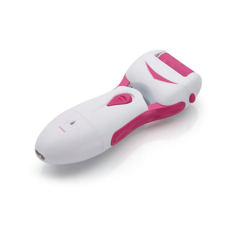 Color rojo eliminador electrónico de callos fácil para eliminación de durezas y piel muerta impermeable pie insensible de herramienta de cuidado