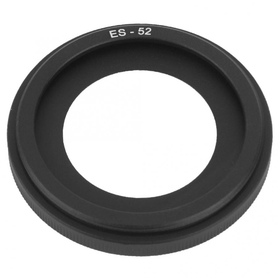 Lens hood ES-52 Aluminium Alloy Mount Lens Hood Replacement for Canon EF-S 24mm f/2.8 STM lens accessories Camera Lens Hood