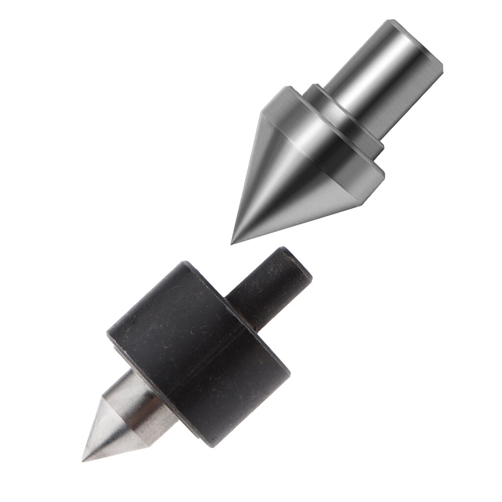 Juego de brocas para torno de madera, accesorios de portabrocas, contrapunto, 2 unidades