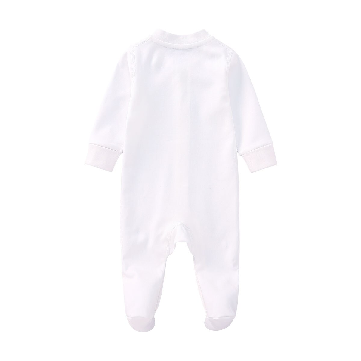 Pureborn Pasgeboren Baby Footies Biologische Katoenen Baby Jongen Betaalde Jumpsuit Solid White Slanke Baby Pyjama Naadloze