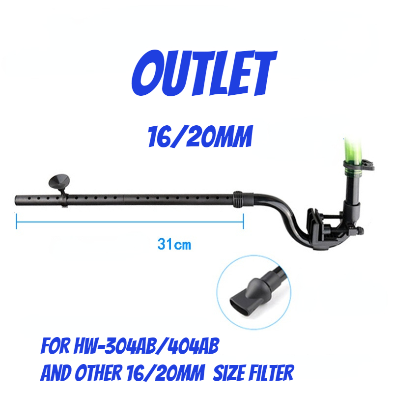 Aquarium Water Inlaat Uitlaat Buis Aquarium Water Instroom Uitstroom Buisleidingen Sunsun HW3 HW4 Externe Filter: 1620mm out
