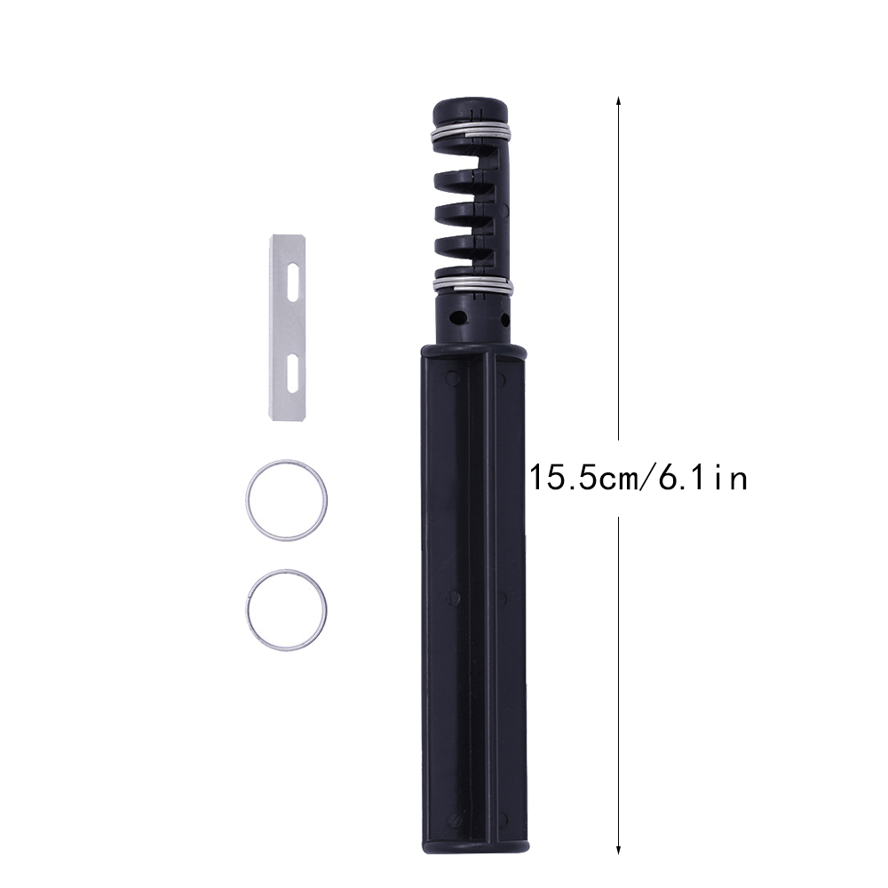 LMDZ-cuchillo de cable de cuero para manualidades, cortador de alambre de corte rotativo manual, correa de cuero, herramientas de artesanía de cuero, cuchillo de cable con 3 hojas