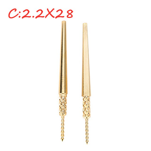 1 pose dental lab messing dyvel stick stifter med spike pitch messing stifter til gips sten matrice model arbejde dental materiale instrument: C 1000 stk
