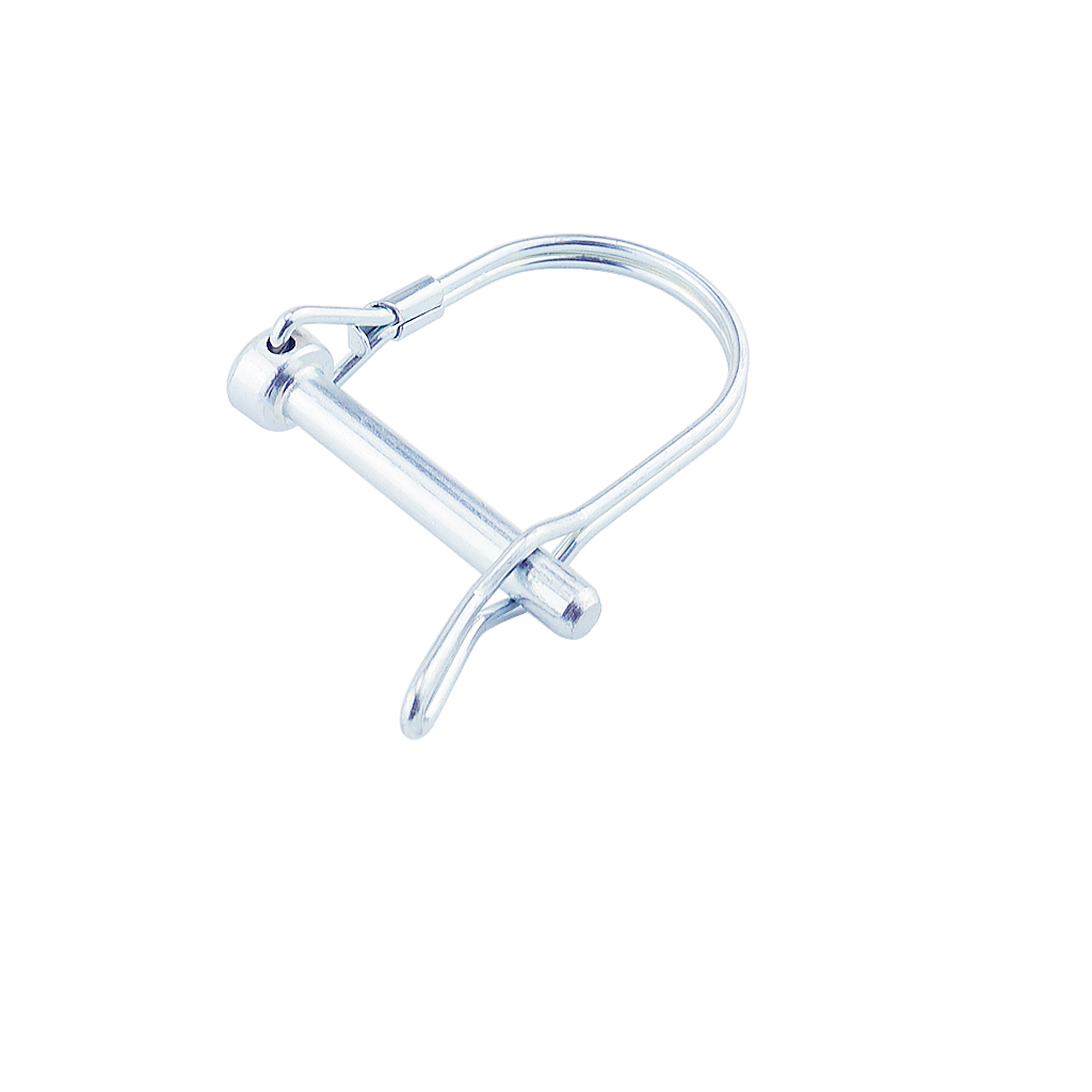 Spring Carbon Steel PTO Pin Round Arch Wire Shaft Locking Lock Pin Safety Coupler Pin Retainer Farm Trailers Wagons Lawn Garden