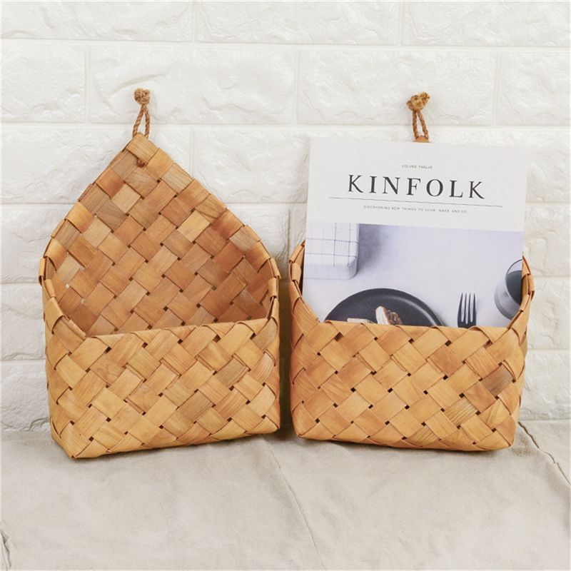 Tuin Hand-Geweven Hout Mand Weven Opslag Mand Groenten En Fruit Mand Weven Mand Opslag Mand Camping Mand