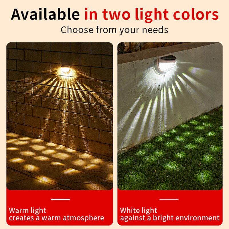 Solar Led Light Outdoor Wandlamp Tuin Lignts Waterdichte Trap Solar Lamp Binnenplaats Tuin Decor Voor Thuis Balkon Patio