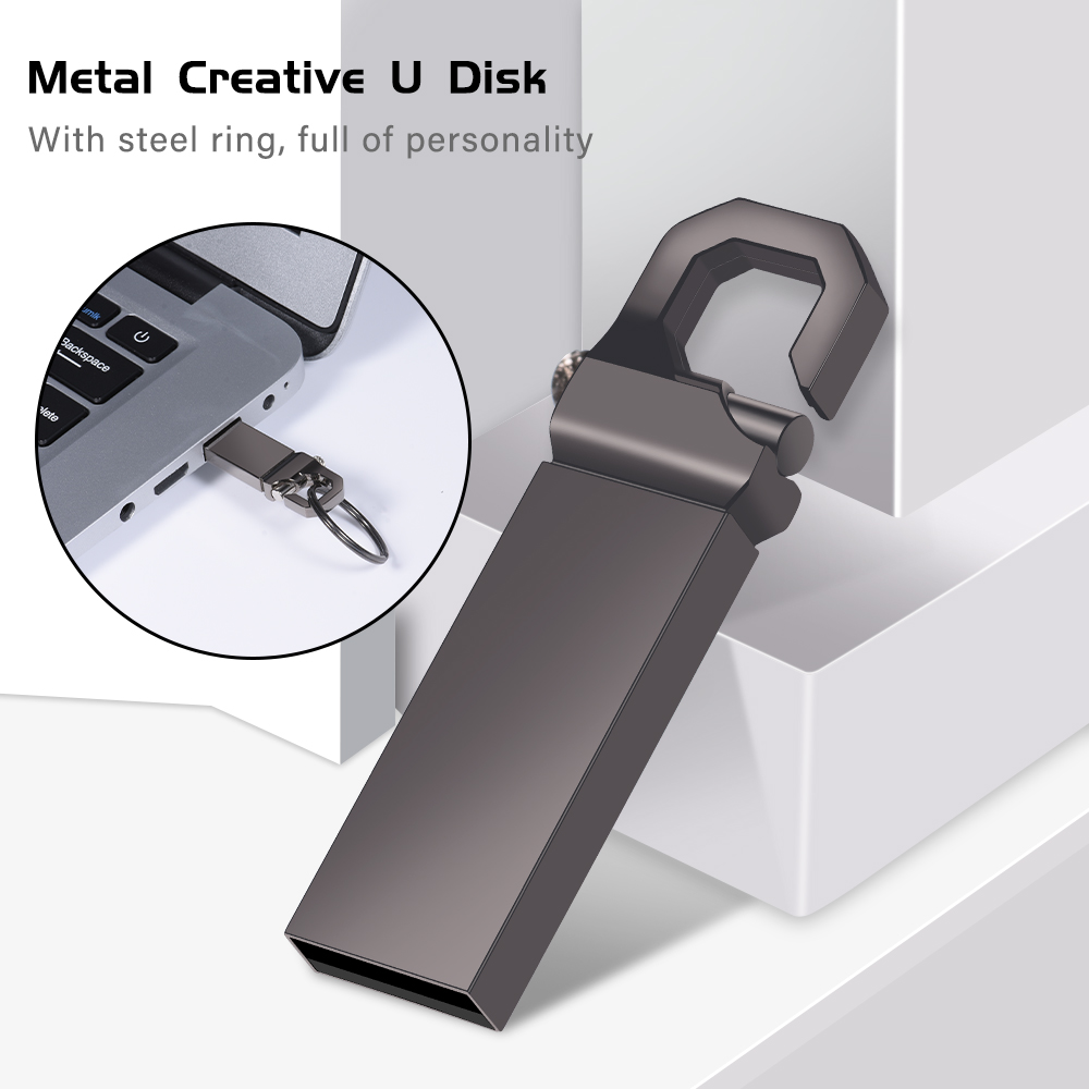Szybki dysk flash usb 2.0, 64gb metalowe mini-karabińczyki, model pendrive'a 32gb, 16gb biznesowe dyski u do laptopa, pamięć usb