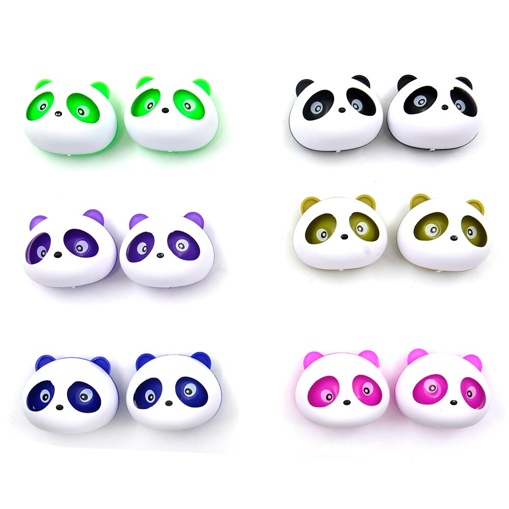 2pcs Car Outlet Perfume Air Conditioning Vent Air Freshener Car Styling Cute Panda Eyes Perfumes Auto car-styling Free Ship